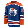 Edmonton Oilers Hockeydrakt Custom Fanatics Premium 2024-25 Blå Hjemme - Herre